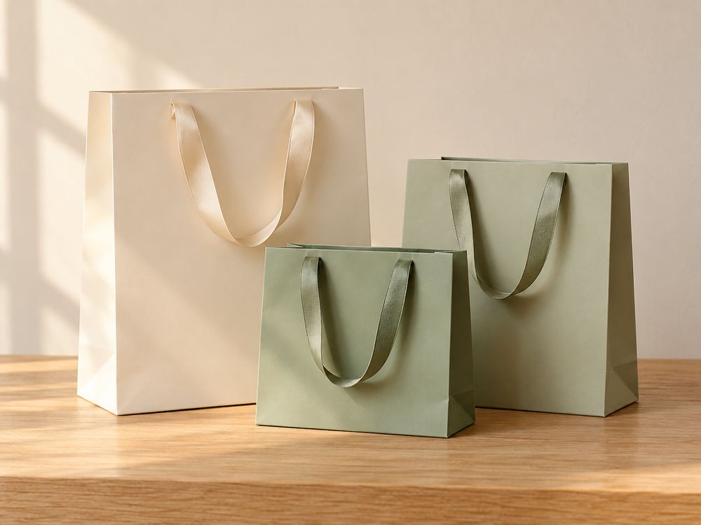 Bolsas boutique impresas