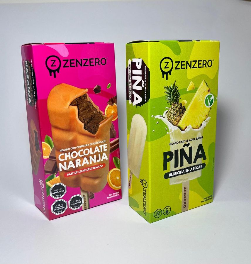 Zenzero — Envases para helados